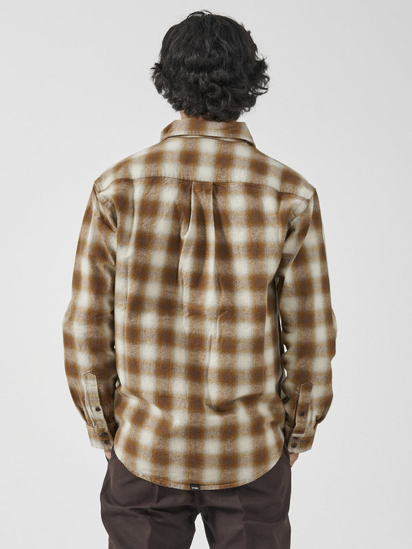 Barrio Long Sleeve Flannel Shirt - Stone