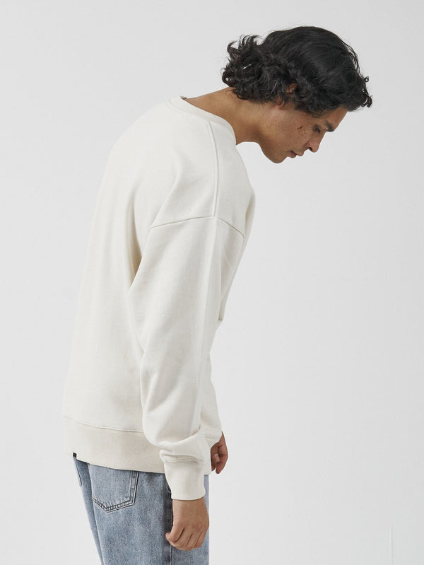 Engineered For Speed Slouch Crew Neck Fleece - Unbleached