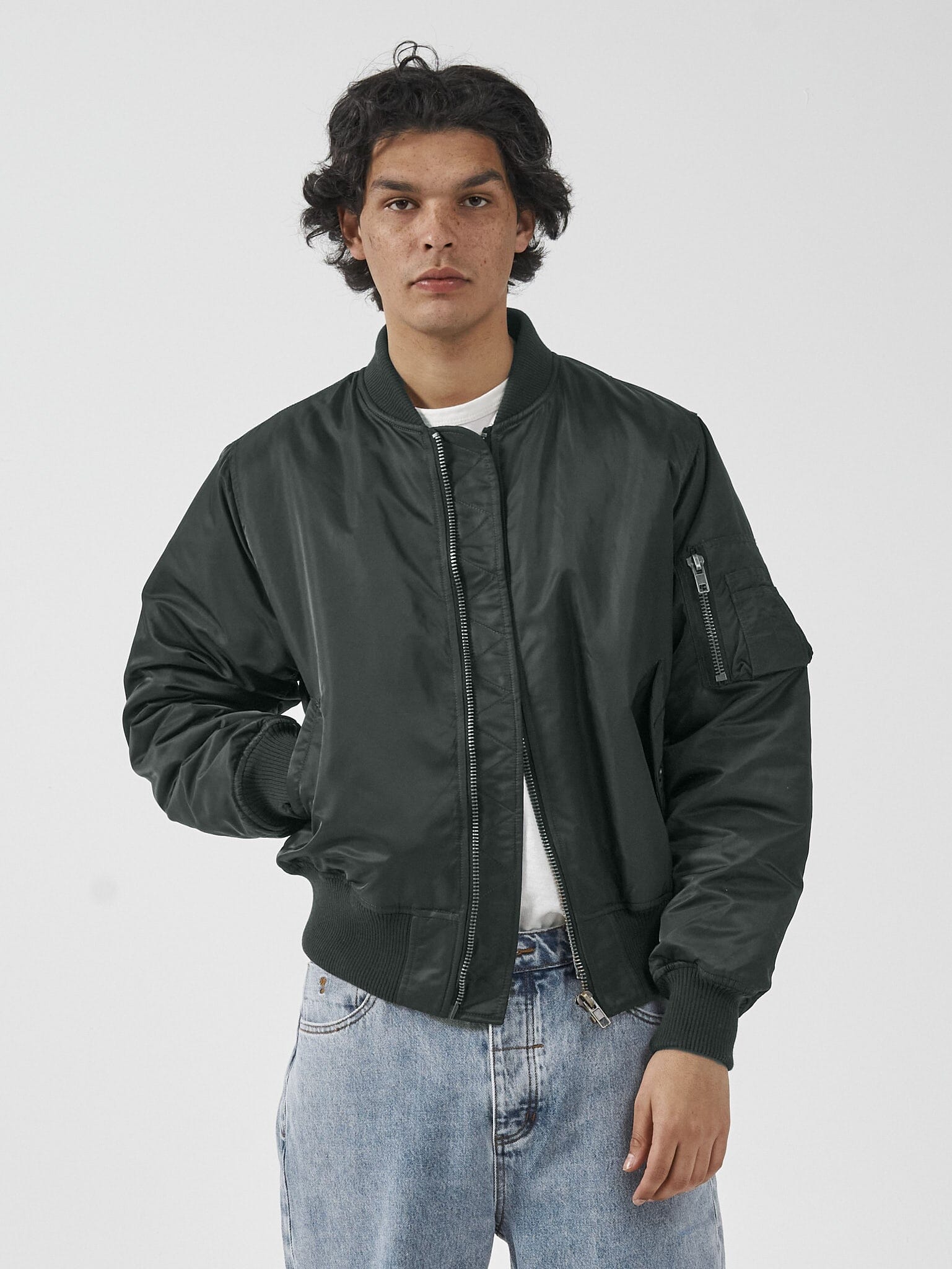 Thrills Union Bomber - Oil Green – THRILLS CO