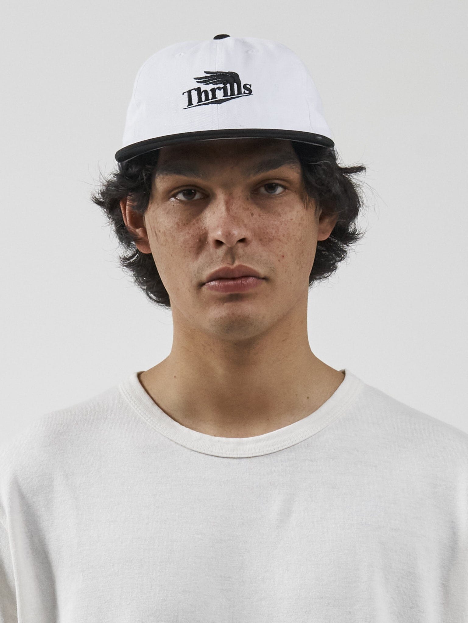 High Life 6 Panel Cap - White