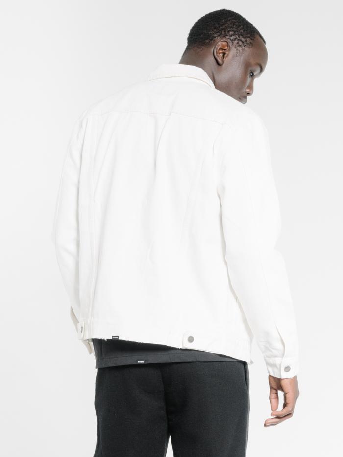 Ryder Oversized Denim Jacket  - Optic White