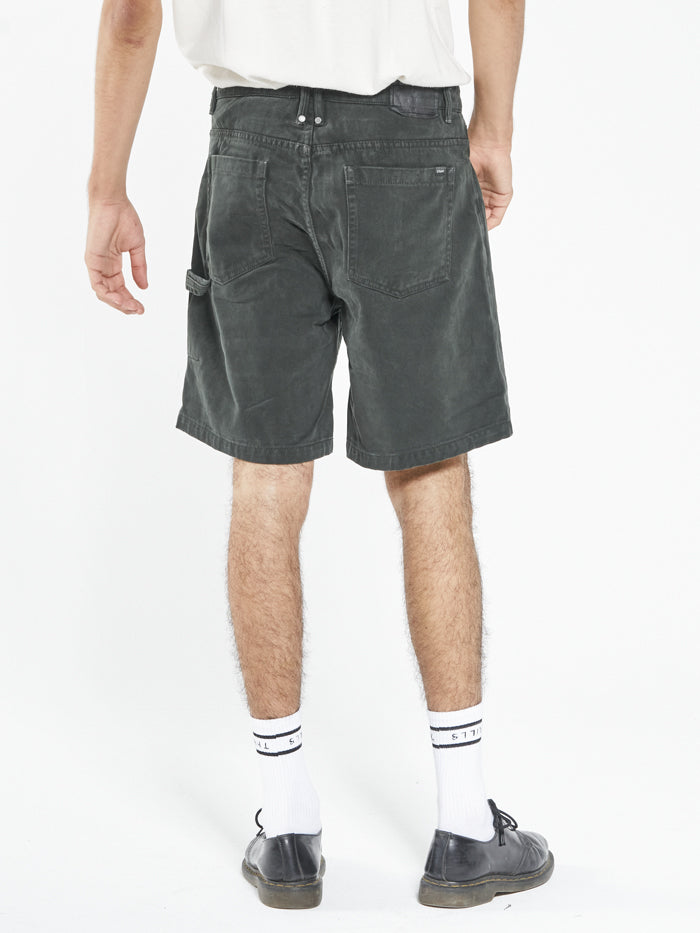 Slacker Denim Short - Oil Green