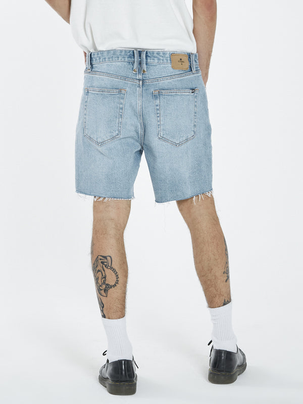 Mandude Denim Short - Dusted Blue