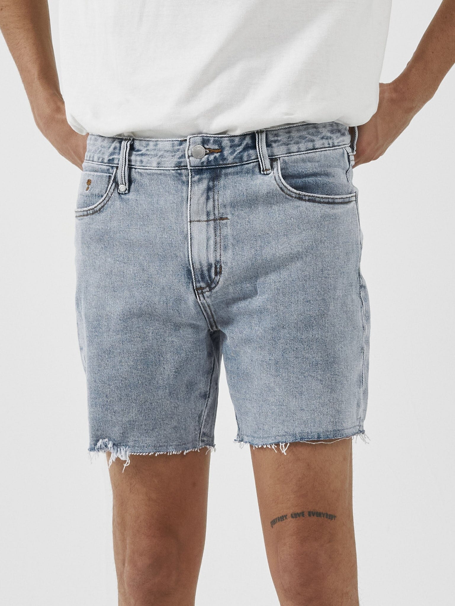 Garage denim shorts online