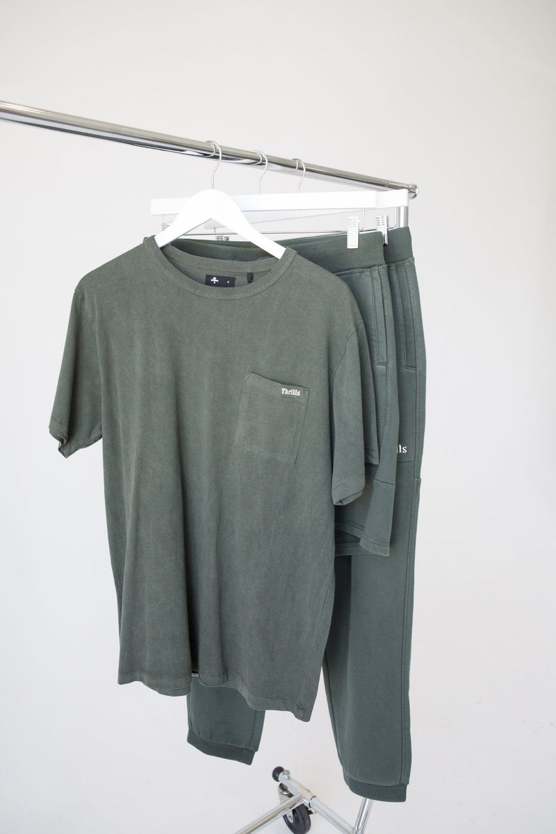 Situation Normal Merch Fit Pocket Tee - Dark Olive