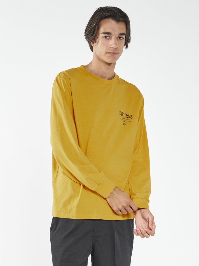 Thief Of The Night Merch Fit Long Sleeve Tee - Power Gold