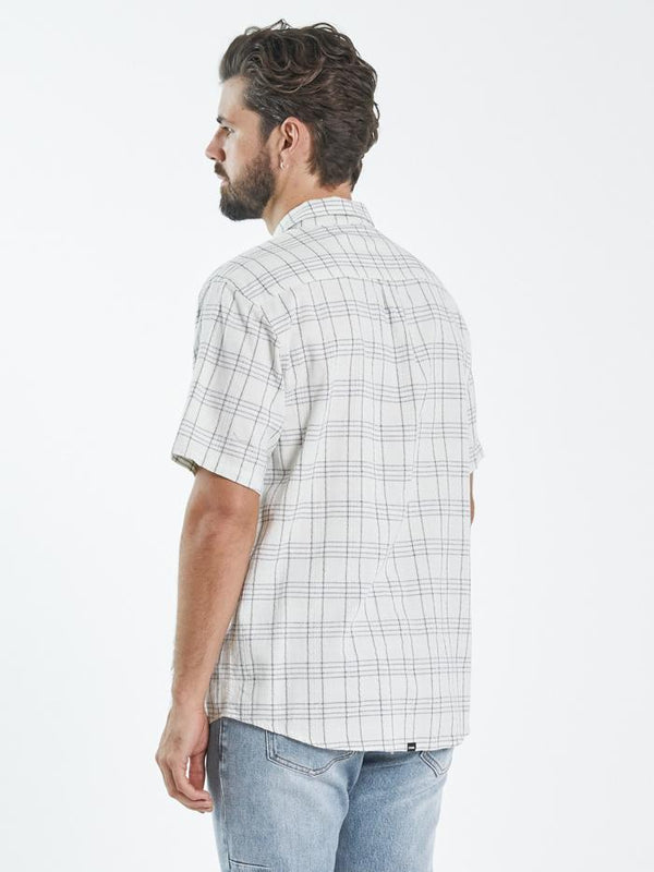 Curb Oversized Short Sleeve Shirt - Faded Yellow