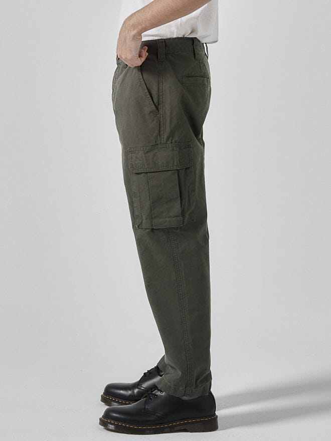 Slacker Cargo Pant - Army Green