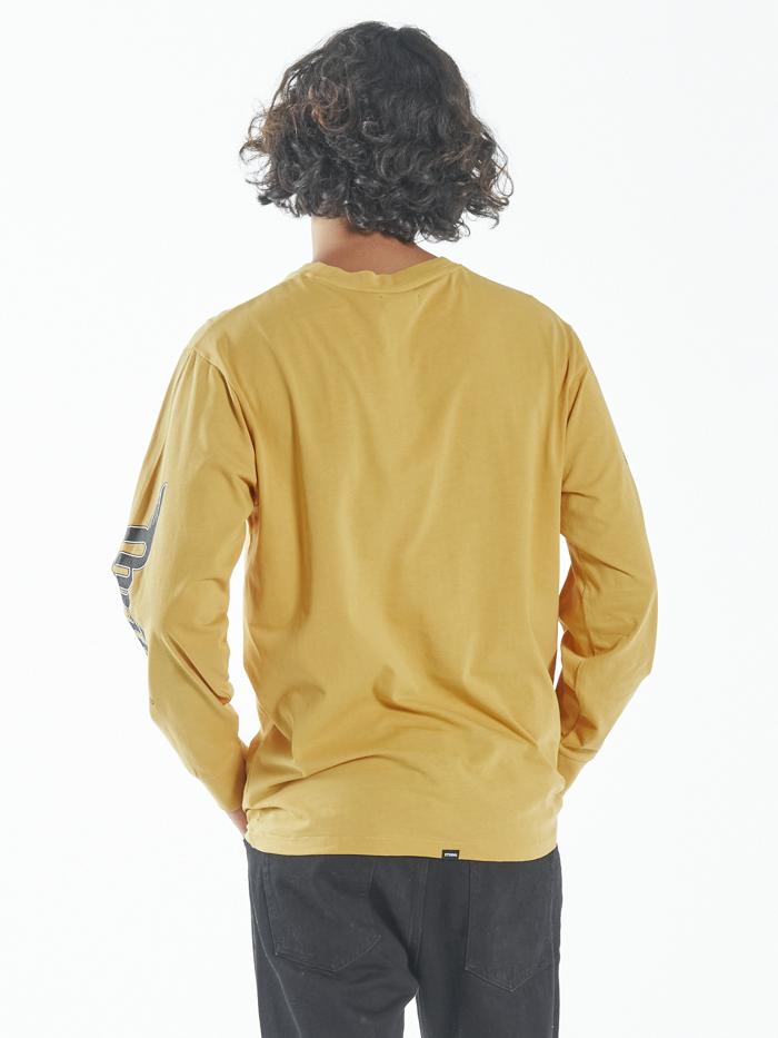 Forget Me Not Merch Fit Long Sleeve Tee - Mineral Yellow