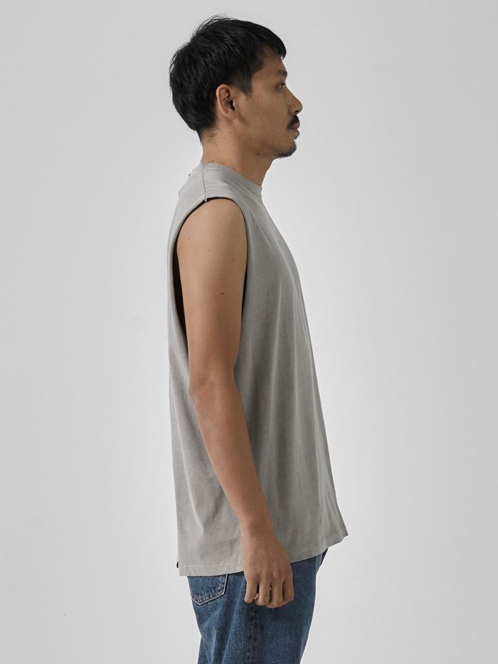 Minimal Thrills Merch Fit Muscle Tee - Fog
