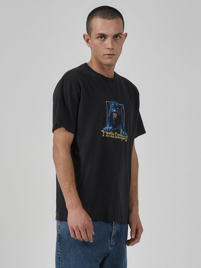 Sanctuary Merch Fit Tee - Washed Black