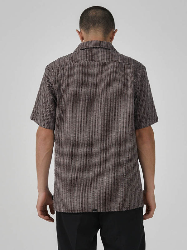 Paradise Code Bowling Shirt - Black