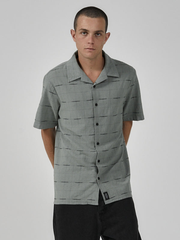 Enlightenment Bowling Shirt  - Sea Glass