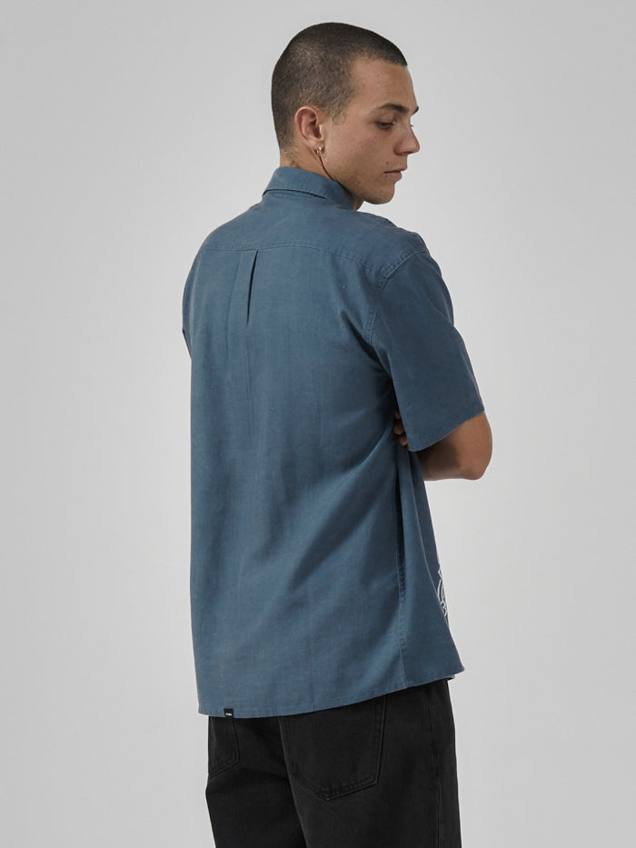 Vacation Dreams Short Sleeve Shirt - Uniform Blue