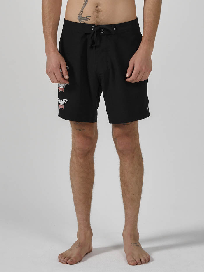 Speed Kills Boardshort - Black