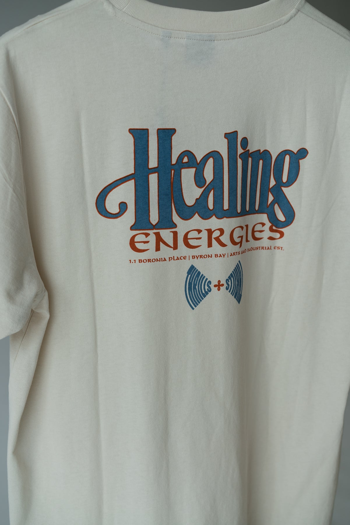 Healing Energies Merch Fit Tee - Heritage White