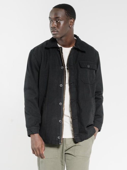 Legion Sherpa Jacket - Black | Thrills Co.