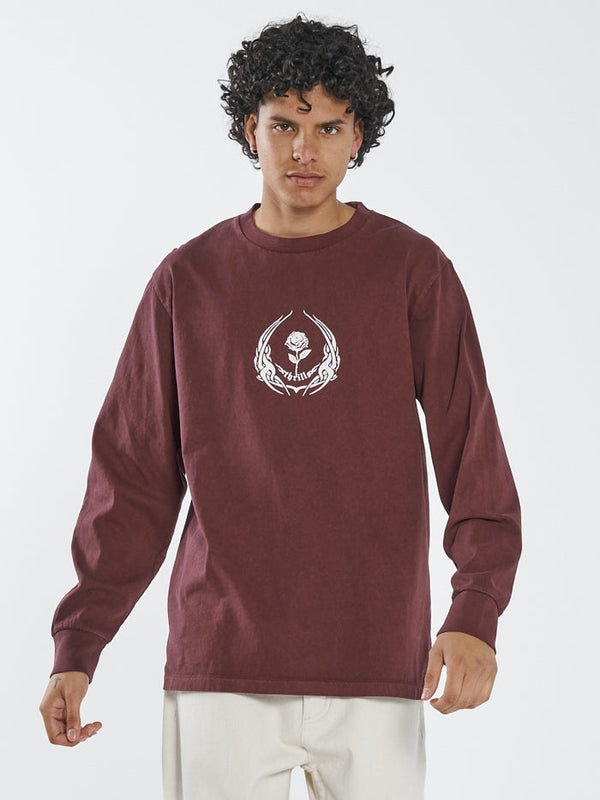 Sub Rosa Merch Fit Long Sleeve Tee - Blood Red