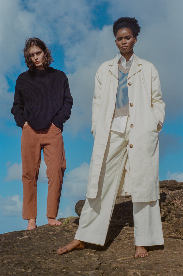 Harvey Trench Coat - Tofu