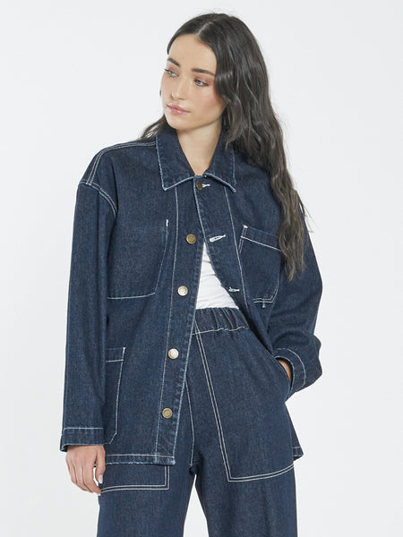 Work Shop Denim Jacket - Indigo Rinse