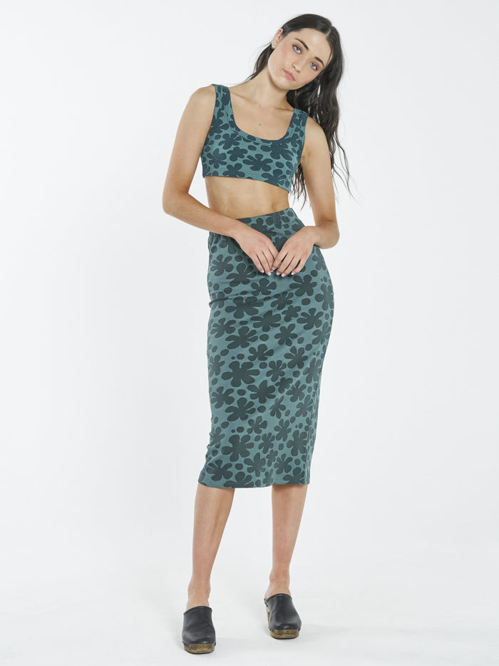 Layla Skirt - Vintage Teal