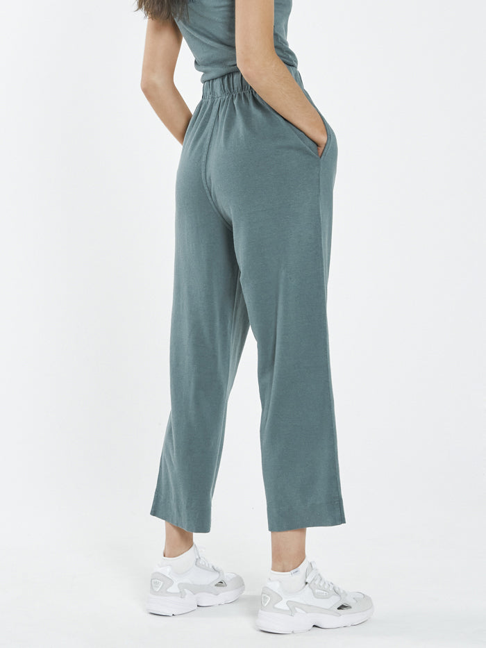 Hemp Heavyweight Ease Pant - Vintage Teal