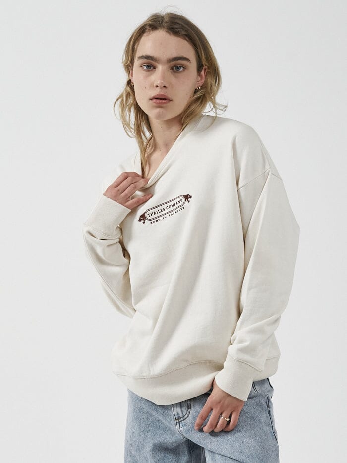 Foundation Slouch Crew - Unbleached