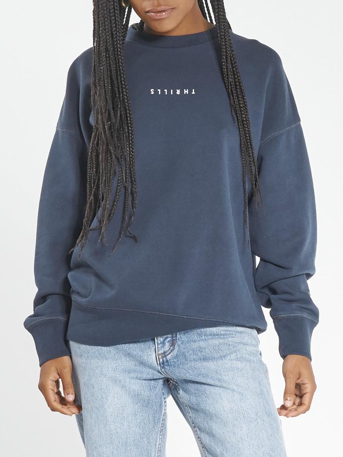 Minimal Thrills Slouch Crew - Ink Navy