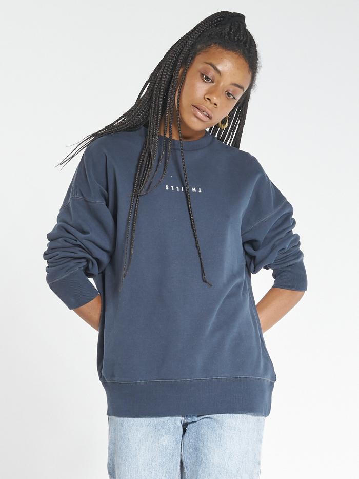 Minimal Thrills Slouch Crew - Ink Navy