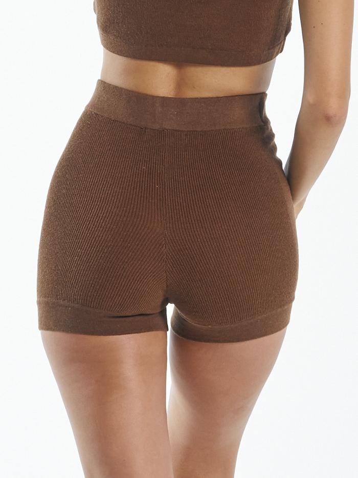 Claire Knitted Short - Cocoa