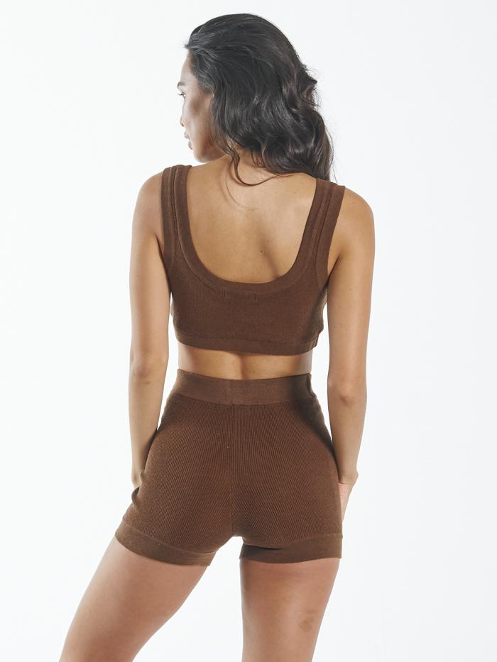 Claire Knitted Short - Cocoa