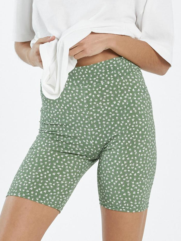 Bloom Bike Short - Cactus