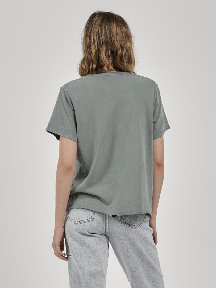 Minimal Thrills Relaxed Tee - Seaglass Green