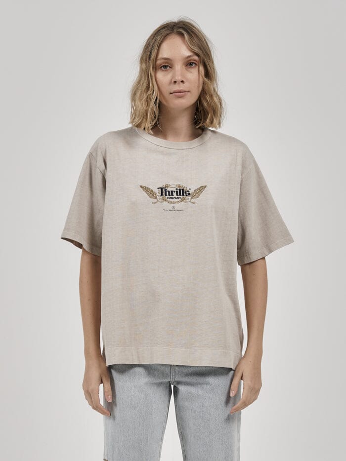 Speed Wings Box Fit Tee - Pavement