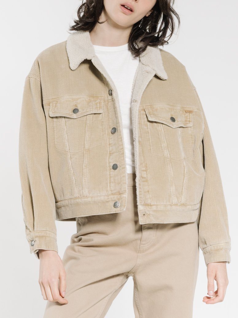 Jodie Cord Jacket - Sand