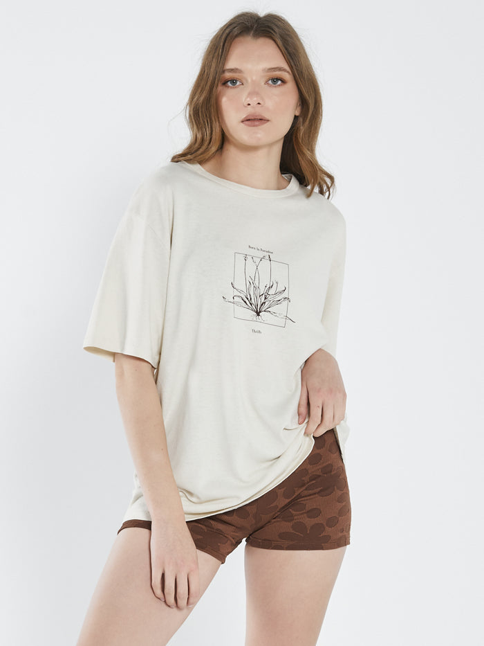 Voices Hemp Merch Fit Tee - Tofu