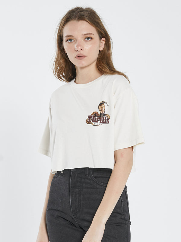 Death Coil Merch Fit Tee - Heriage White
